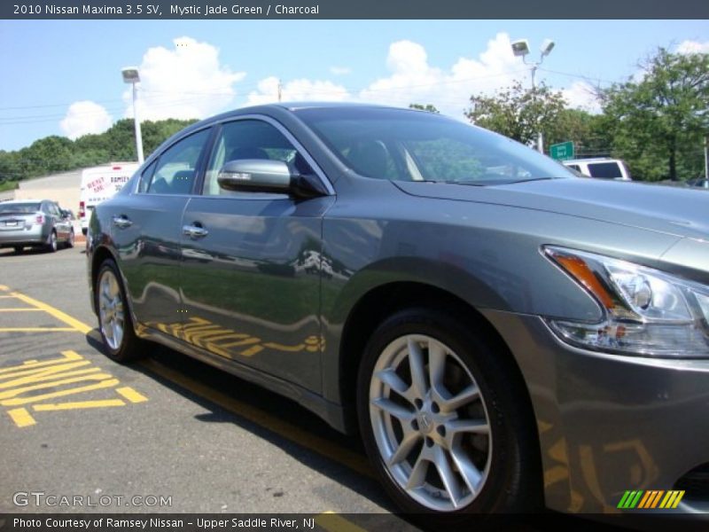 Mystic Jade Green / Charcoal 2010 Nissan Maxima 3.5 SV