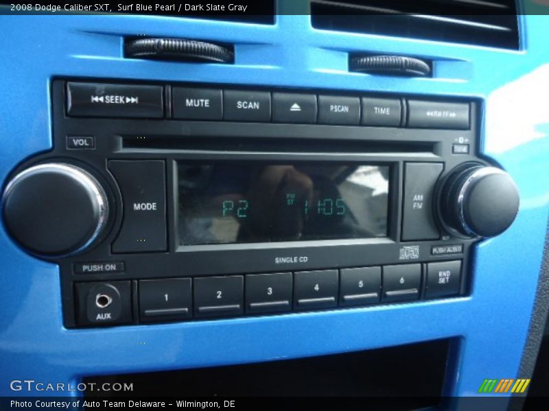 Surf Blue Pearl / Dark Slate Gray 2008 Dodge Caliber SXT