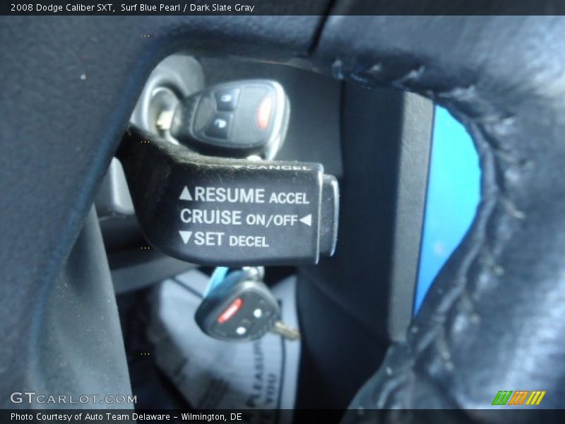 Surf Blue Pearl / Dark Slate Gray 2008 Dodge Caliber SXT