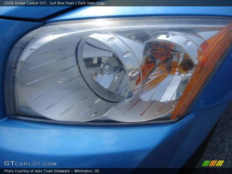Surf Blue Pearl / Dark Slate Gray 2008 Dodge Caliber SXT