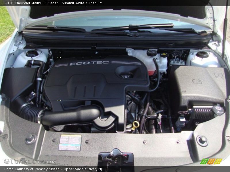 Summit White / Titanium 2010 Chevrolet Malibu LT Sedan