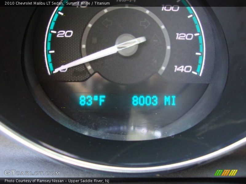 Summit White / Titanium 2010 Chevrolet Malibu LT Sedan