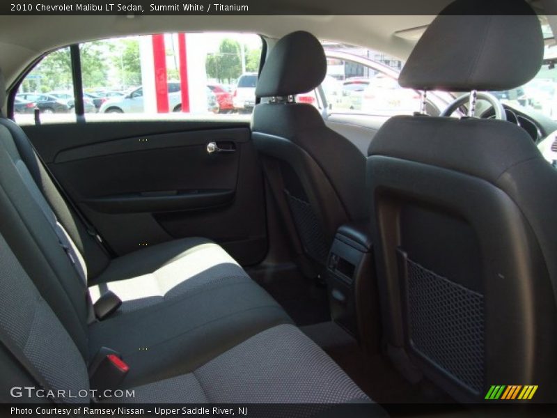 Summit White / Titanium 2010 Chevrolet Malibu LT Sedan