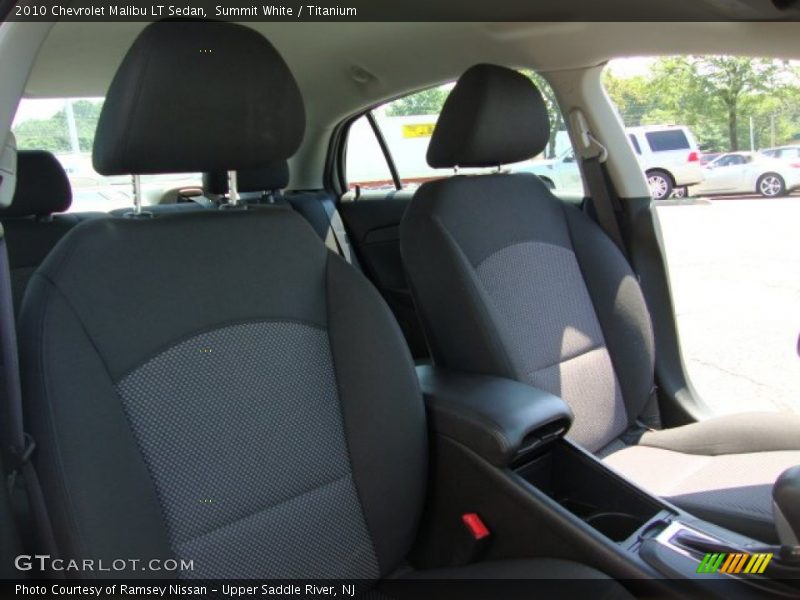 Summit White / Titanium 2010 Chevrolet Malibu LT Sedan