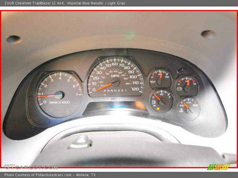 Imperial Blue Metallic / Light Gray 2008 Chevrolet TrailBlazer LS 4x4