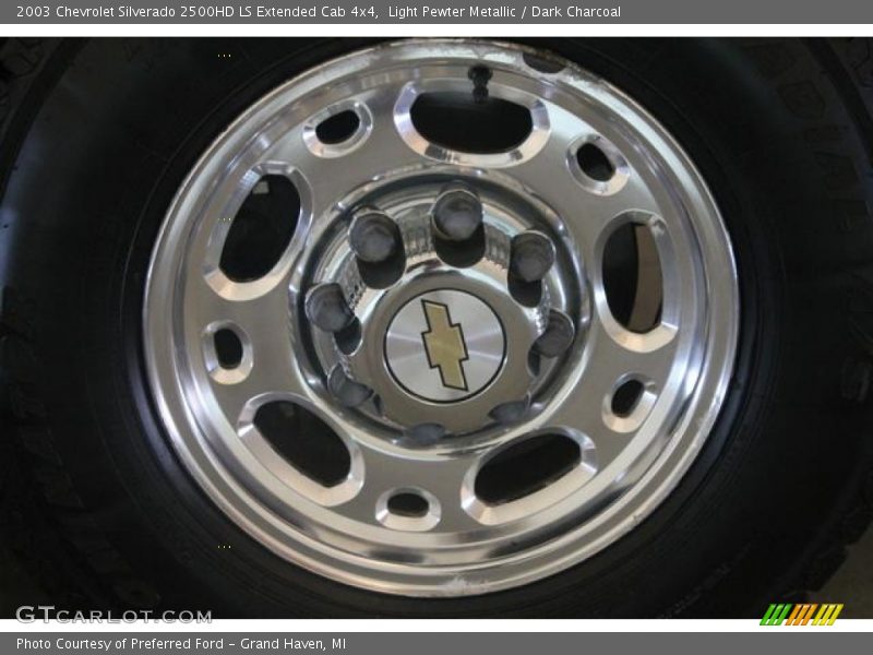 Light Pewter Metallic / Dark Charcoal 2003 Chevrolet Silverado 2500HD LS Extended Cab 4x4
