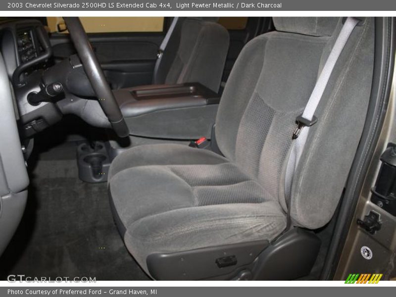 Light Pewter Metallic / Dark Charcoal 2003 Chevrolet Silverado 2500HD LS Extended Cab 4x4