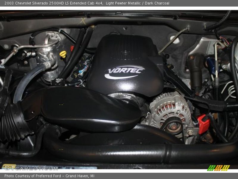 Light Pewter Metallic / Dark Charcoal 2003 Chevrolet Silverado 2500HD LS Extended Cab 4x4
