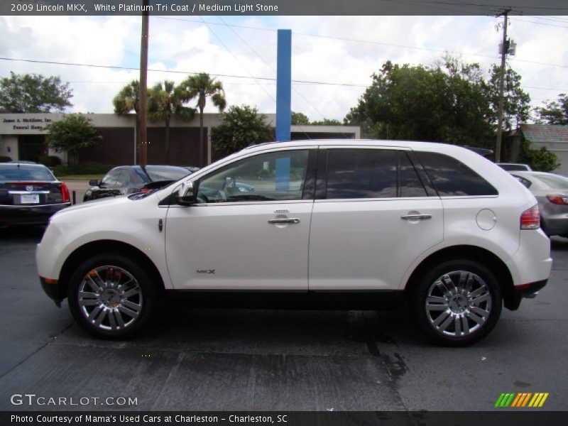 White Platinum Tri Coat / Medium Light Stone 2009 Lincoln MKX