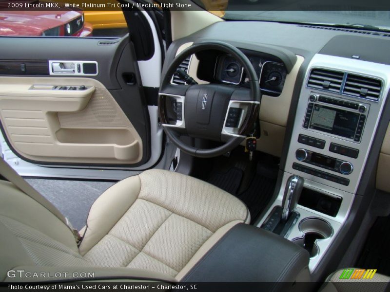 White Platinum Tri Coat / Medium Light Stone 2009 Lincoln MKX