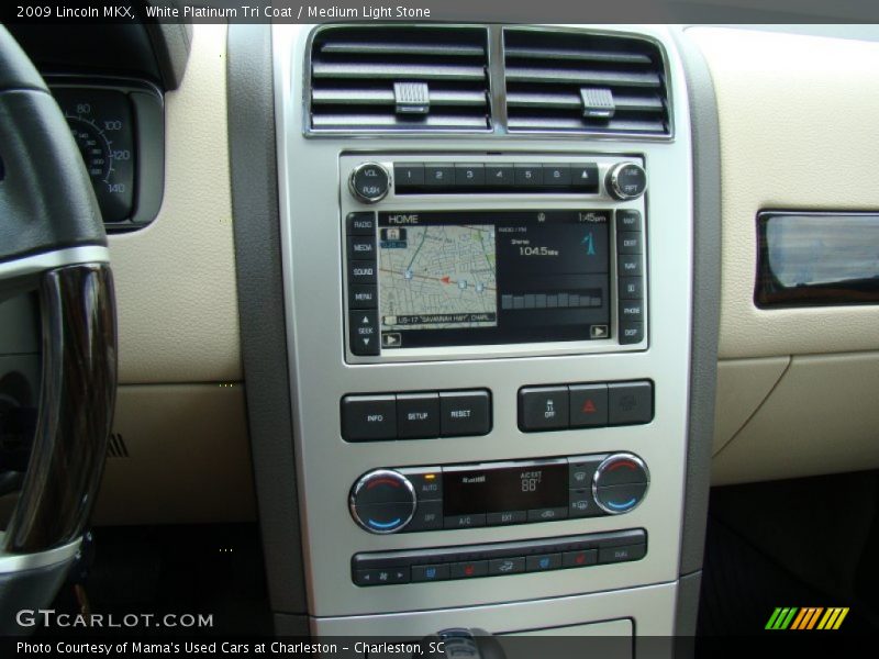 White Platinum Tri Coat / Medium Light Stone 2009 Lincoln MKX