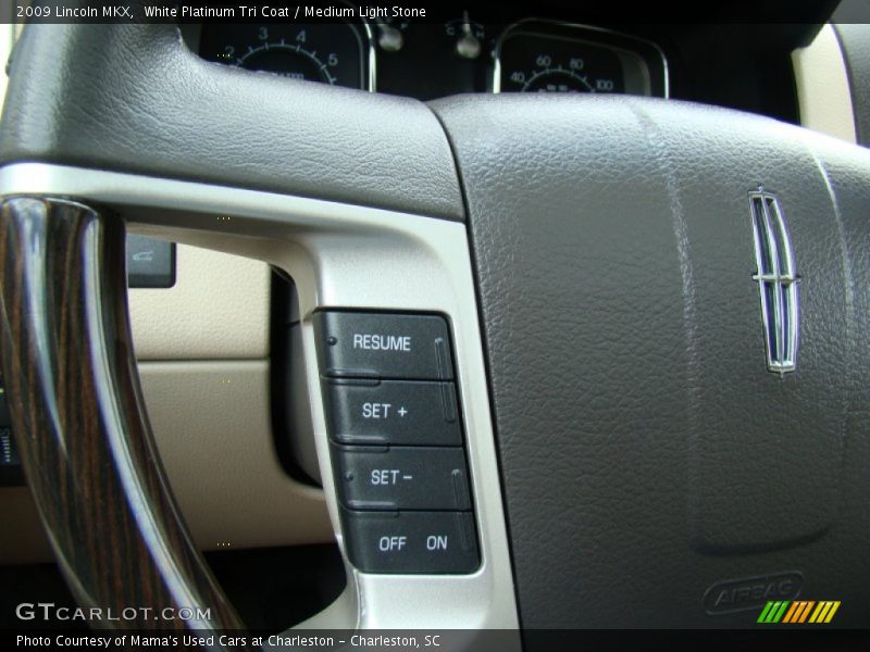 White Platinum Tri Coat / Medium Light Stone 2009 Lincoln MKX