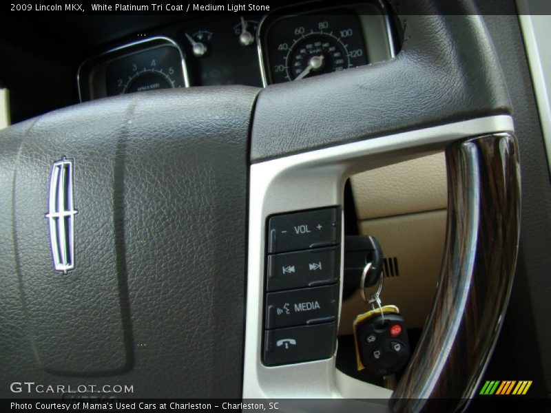 White Platinum Tri Coat / Medium Light Stone 2009 Lincoln MKX