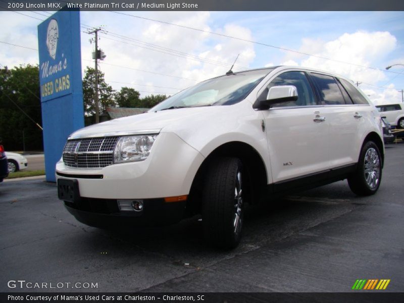 White Platinum Tri Coat / Medium Light Stone 2009 Lincoln MKX