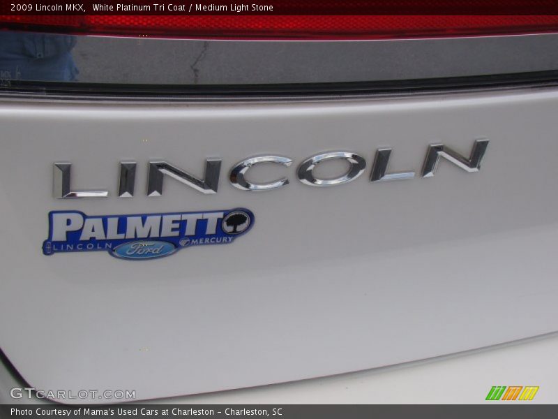 White Platinum Tri Coat / Medium Light Stone 2009 Lincoln MKX