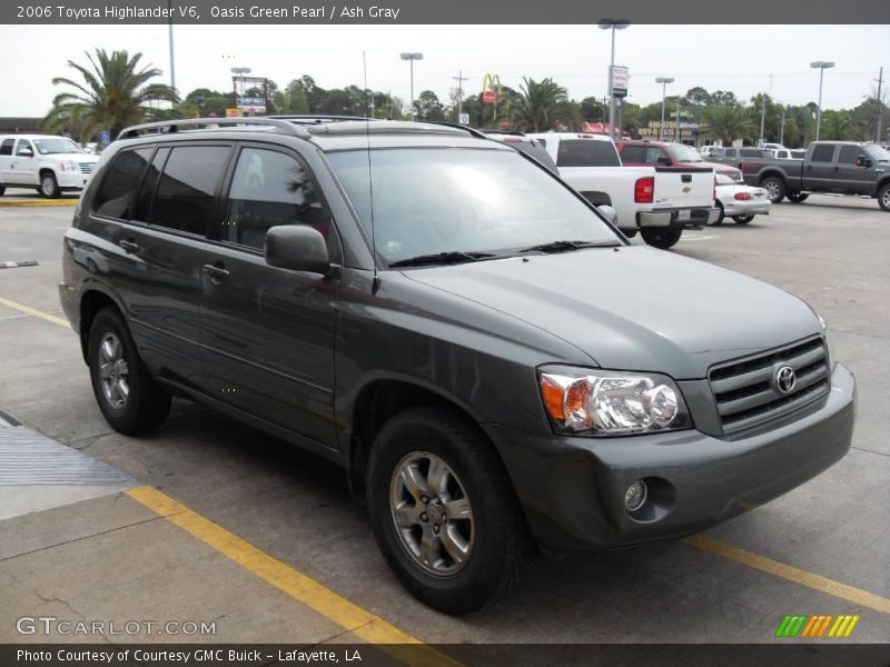 Oasis Green Pearl / Ash Gray 2006 Toyota Highlander V6