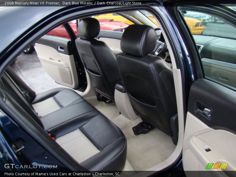 Dark Blue Metallic / Dark Charcoal/Light Stone 2008 Mercury Milan V6 Premier
