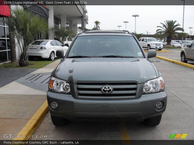 Oasis Green Pearl / Ash Gray 2006 Toyota Highlander V6