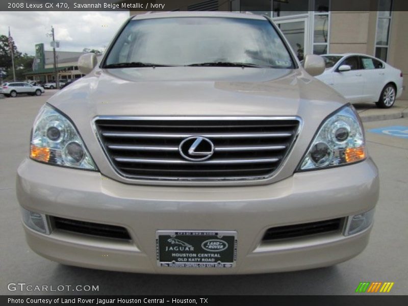 Savannah Beige Metallic / Ivory 2008 Lexus GX 470