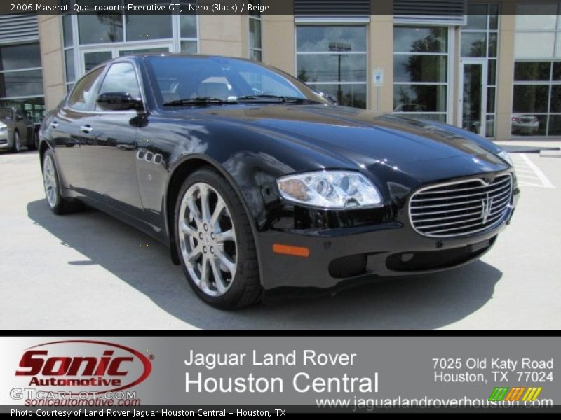 Nero (Black) / Beige 2006 Maserati Quattroporte Executive GT
