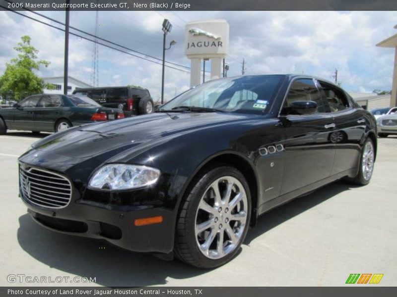 Nero (Black) / Beige 2006 Maserati Quattroporte Executive GT