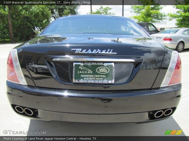 Nero (Black) / Beige 2006 Maserati Quattroporte Executive GT