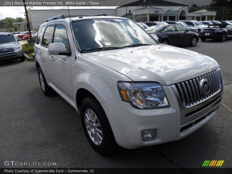 White Suede / Stone 2011 Mercury Mariner Premier V6