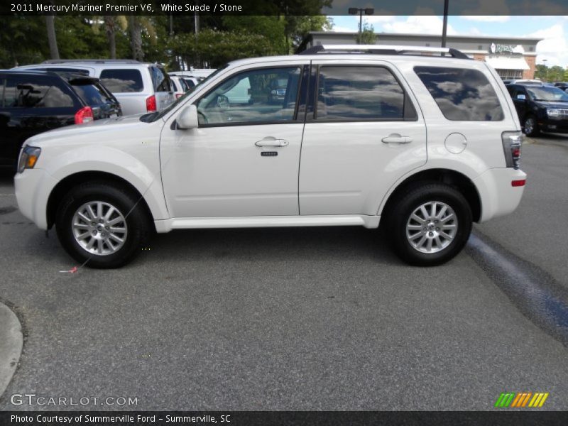 White Suede / Stone 2011 Mercury Mariner Premier V6