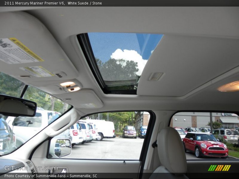 White Suede / Stone 2011 Mercury Mariner Premier V6