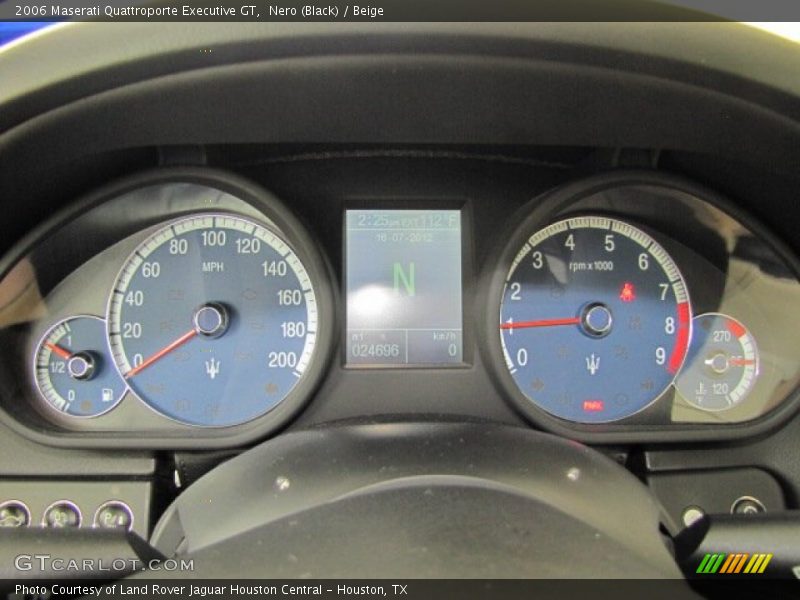  2006 Quattroporte Executive GT Executive GT Gauges