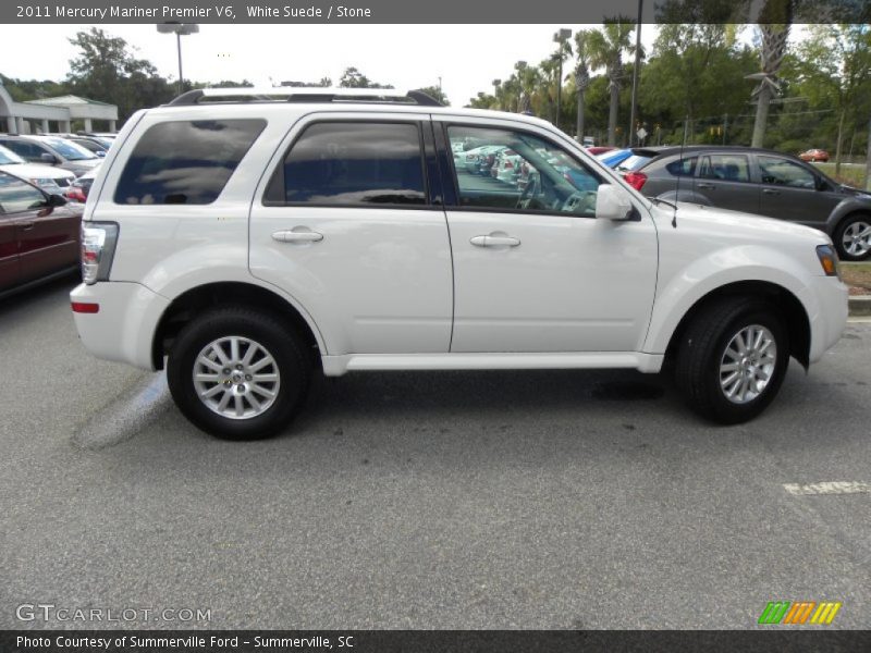 White Suede / Stone 2011 Mercury Mariner Premier V6