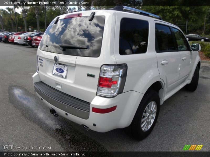 White Suede / Stone 2011 Mercury Mariner Premier V6