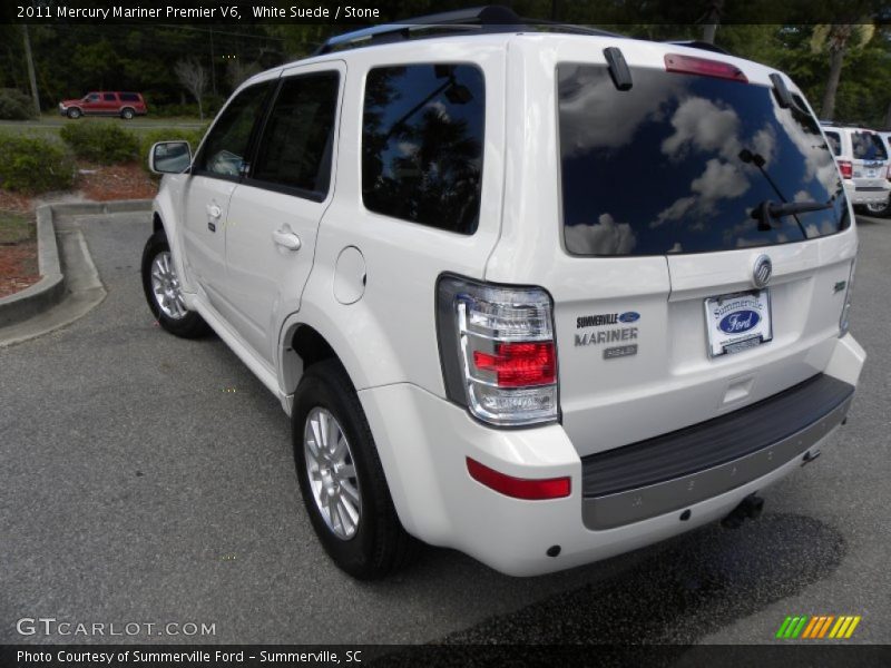 White Suede / Stone 2011 Mercury Mariner Premier V6