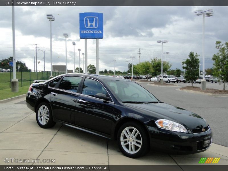 Black / Ebony 2012 Chevrolet Impala LTZ