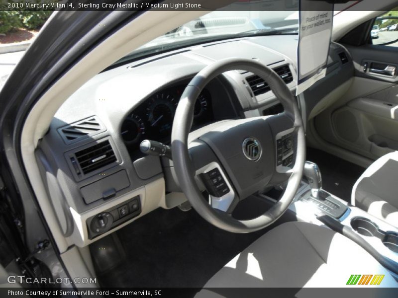 Sterling Gray Metallic / Medium Light Stone 2010 Mercury Milan I4