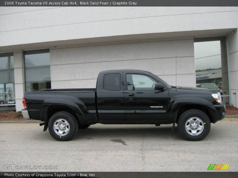 Black Sand Pearl / Graphite Gray 2006 Toyota Tacoma V6 Access Cab 4x4