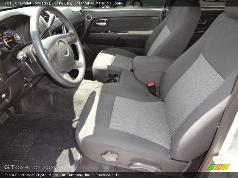 Sheer Silver Metallic / Ebony 2011 Chevrolet Colorado LT Crew Cab