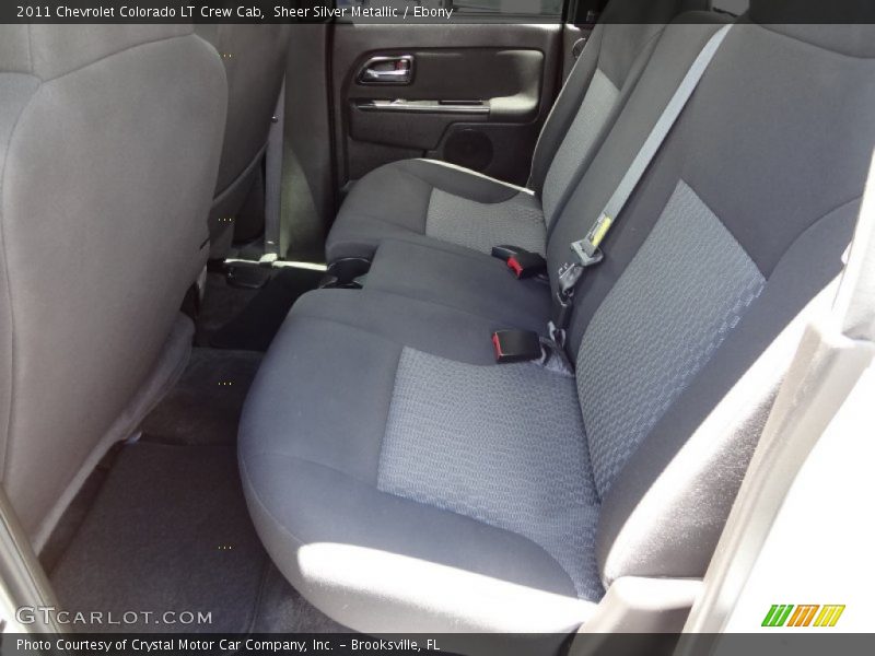 Sheer Silver Metallic / Ebony 2011 Chevrolet Colorado LT Crew Cab