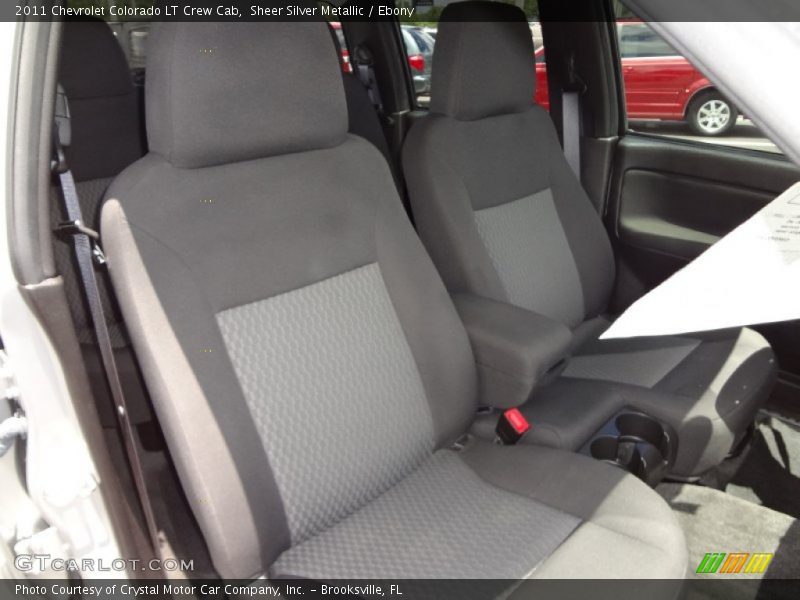 Sheer Silver Metallic / Ebony 2011 Chevrolet Colorado LT Crew Cab