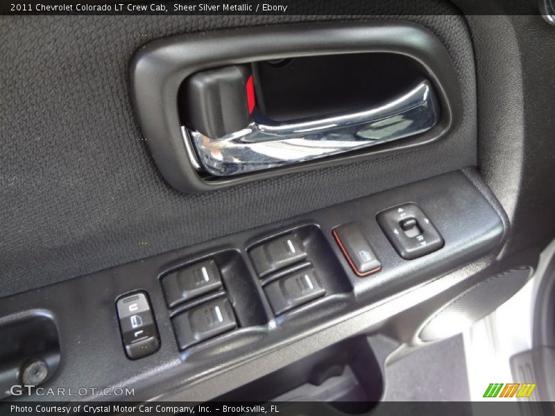 Sheer Silver Metallic / Ebony 2011 Chevrolet Colorado LT Crew Cab