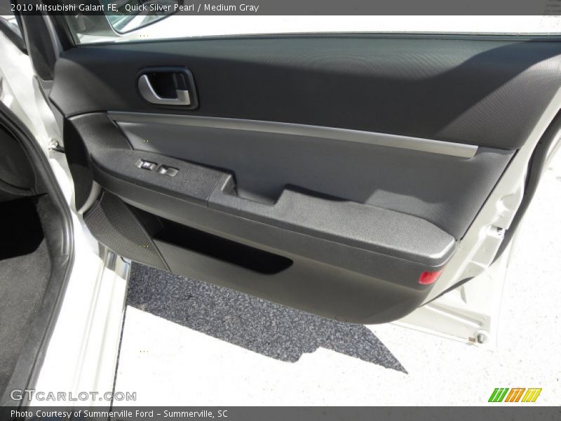 Quick Silver Pearl / Medium Gray 2010 Mitsubishi Galant FE