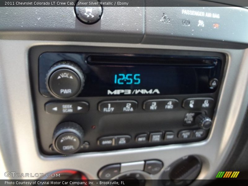 Sheer Silver Metallic / Ebony 2011 Chevrolet Colorado LT Crew Cab