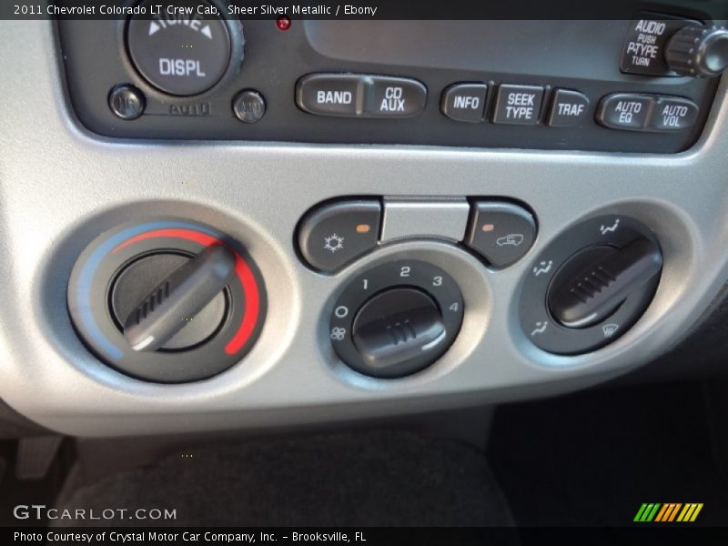 Sheer Silver Metallic / Ebony 2011 Chevrolet Colorado LT Crew Cab