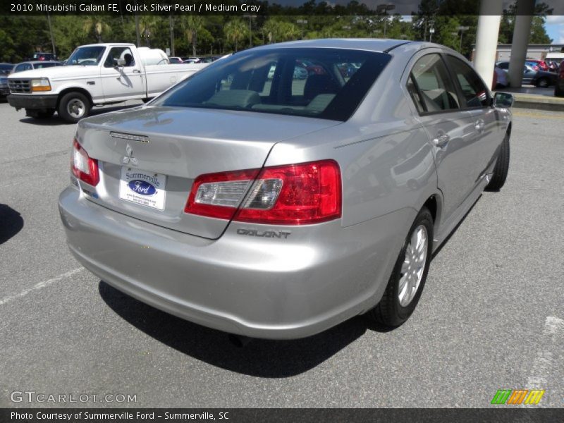 Quick Silver Pearl / Medium Gray 2010 Mitsubishi Galant FE
