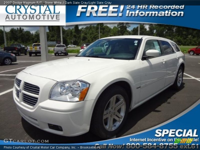 Stone White / Dark Slate Gray/Light Slate Gray 2007 Dodge Magnum R/T