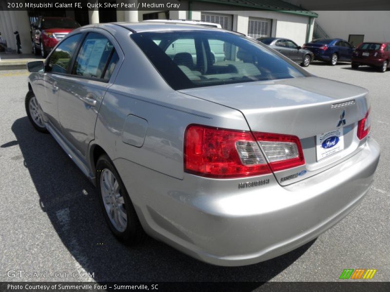 Quick Silver Pearl / Medium Gray 2010 Mitsubishi Galant FE