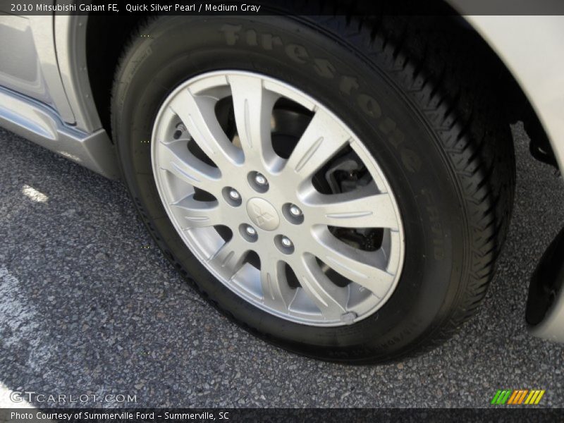 Quick Silver Pearl / Medium Gray 2010 Mitsubishi Galant FE