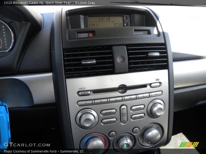 Quick Silver Pearl / Medium Gray 2010 Mitsubishi Galant FE