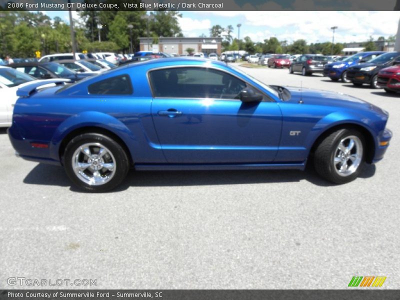 Vista Blue Metallic / Dark Charcoal 2006 Ford Mustang GT Deluxe Coupe