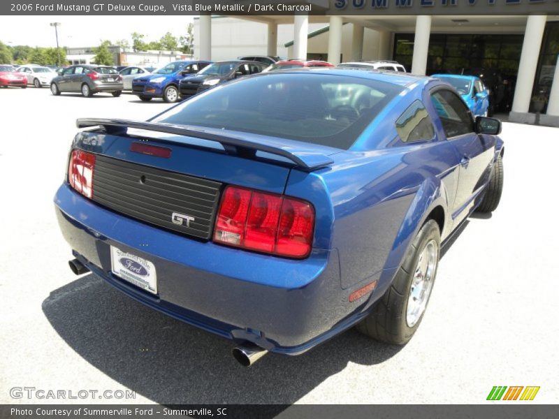 Vista Blue Metallic / Dark Charcoal 2006 Ford Mustang GT Deluxe Coupe